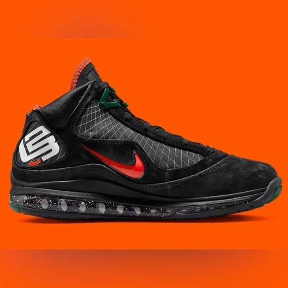 Nike LeBron 7 FAMU Florida A&M University Black Orange Green DX8554-001 Size 14 - Picture 16 of 16